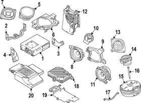 Kmv7-66-a20g Mazda Genuine Amplifier