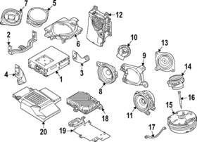 Mazda Kr9e-66-a20e Genuine Amplifier