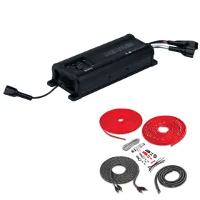 Mx300.2 Memphis Mx3002 Bak82 300w Rms Class-d 2-channel Marine Amplifier With Amp Kit