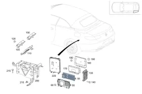 000-900-32-20 Mercedes-benz Genuine Control Unit