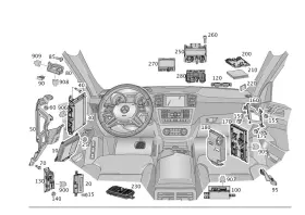 166-900-47-19 Mercedes-benz Genuine Control Unit