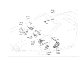 169-900-72-00-64 Mercedes-benz Genuine Cu Complete Soundsys