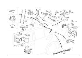 203-870-26-89 Mercedes-benz Genuine Amplifier