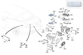 2059005551 Mercedes-benz Genuine Control Unit