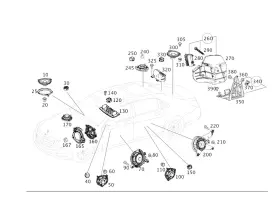213-827-00-62 Mercedes-benz Genuine Amplifier Hi-fi System