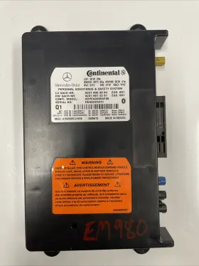 A2319000904 Mercedes-benz 2014 E350 Continental Communication Tele Aid Control Module