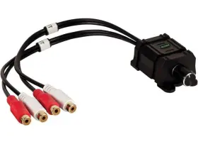 Metra Electronics/heise 086429387694 Axllc 2 Channel Rca Level Amp Controller Knob With Mounting Tabs