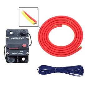 Metra R-ml-ak8-10 8 Awg Marine Amp Kit - 10ft. With Circuit Breaker