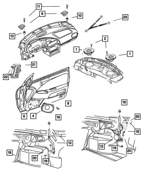 4760897ad Mopar Genuine Radio Amplifier
