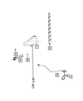 Mopar 5091096aa Genuine Antenna Amplifier