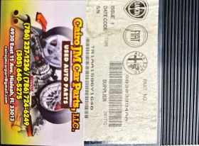 68303991aa Mopar Genuine Amplifier Used