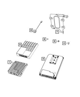 Mopar 68547721ad Genuine Amplifier