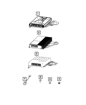 68549076aa Mopar Genuine Amplifier