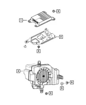 68614285aa Mopar Genuine Amplifier