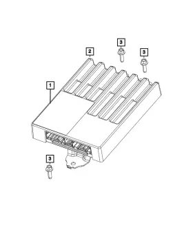 68627414ac Mopar Genuine Amplifier