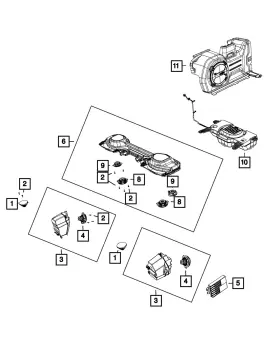 68642701ab Mopar Genuine Amplifier