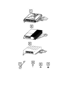 Mopar 68720234aa Genuine Amplifier