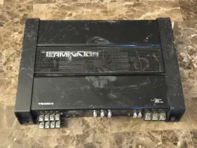 Tn400 Mtx Tn400/4 Terminator 600 W 4 Channel Car Audio Power Amplifier Untested As Is