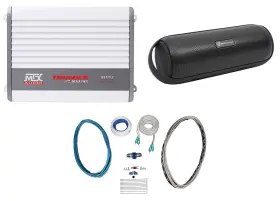 Wet75.2 Mtx Rmwk8 Rpb27 200w 2-channel Marine Amplifier Amp Kit Speaker For Boat/atv/utv/rzr