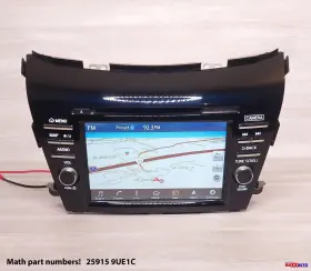 25915-9ue1c Nissan 2015-2018 Murano Gps Navigation Touchscreen Cd Radio Clarion 25915 9ue1c