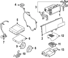 28061-7la2a Nissan Genuine Amplifier Nut