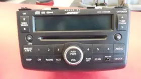 638-51118 Oem Radio Receiver Am-fm-6 Disc Cd In Dash Fits 09 Rogue 179484