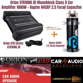 Xtr1000.1d Orion Xtr10001d R4cap Monoblock Class D Car Amplifier 1000w 2.5 Farad