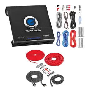 Ac1500mk Planet Audio Bak82 563w Rms Class-ab Monoblock Amplifier With Amp Kit