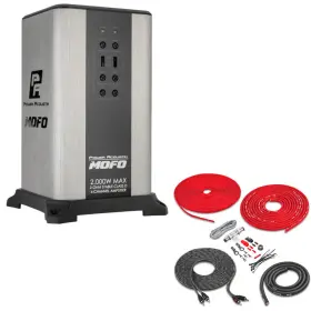 Mofo4-2kd Power Acoustik Mofo42kd Bak84 300w Rms 4-channel Car Amplifier With Amp Kit