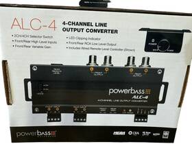 Powerbass Alc-4 Alc-4-4/2 Channel Line Output Converter /high To Low Level Adaptor Op