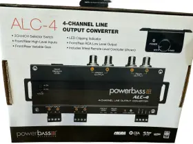 Alc-4-4 Powerbass Alc-4 Alc-4-4/2 Channel Line Output Converter /high To Low Level Adaptor Op