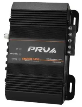 Prv Audio 810075526462 Rs500 Bass 2 Ohm Class-d 1-channel Monoblock Amplifier 500w Rms