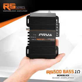 Prv Audio 810075526516 Rs500 Bass 1 Ohm Class-d 1-channel Monoblock Amplifier 500w Rms