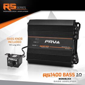 Prv Audio 810075527483 Rs1400 Bass 1 Ohm Class-d 1-channel Monoblock Amplifier 1400w Rms