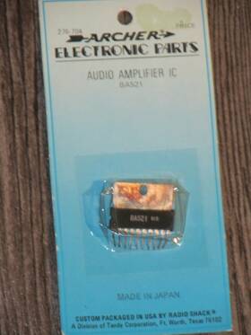 Radioshack 276-704 New Radio Shack Archer Ba521 Audio Amplifier Ic