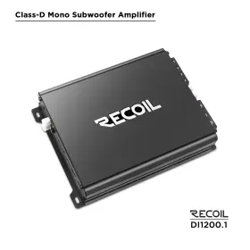 Di1200.1 Recoil Class-d Car Audio Mono-block Subwoofer Amplifier
