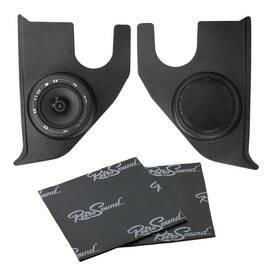 Retrosound Kpc596772-652-m Speaker Kick Panels With Speakers For 1967-72 Chevy Chevrolet Gmc Trucks