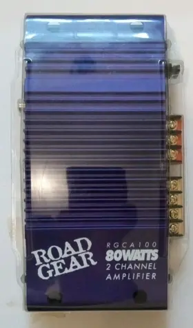 Rhca-100 Road Gear Nib Rgca 100 2 Channel Car Amplifier