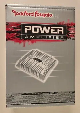 1051s Rockford Fosgate Power 2 Channel Car Amplifier Box Only - Old Skool
