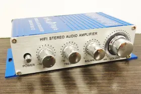 Hy-2002 Sallybest 12vdc Hi-fi Stereo Audio Amplifier Cd / Dvd Mp3 Input Blue By