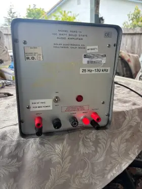 6552-1a Solar Electronics Audio Amplifier 100w Solid Stat