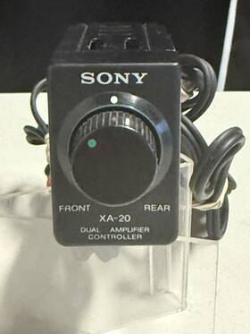 Sony Xa-20 Vintage Dual Amplifier Controller- Car Component Accessory