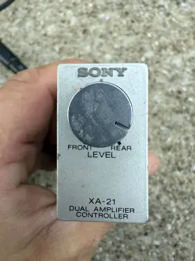 Xa-21 Sony Dual Amplifier Controller- Vintage Car Component Accessory