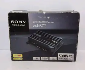 Xmn502.eur Sony Xm-n502 Amplifier 500 Watt Black See Pictures