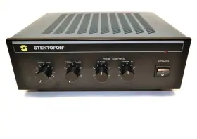 18030 Stentofon Amplifier 30w Rms Portable 12v Dc / 120 Vac Tested
