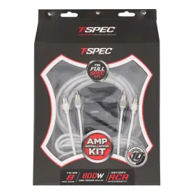V10ak8 T-spec V10 8 Awg 100% Ofc Oxygen Free Copper 800w Amplifier Wiring Kit With Rca