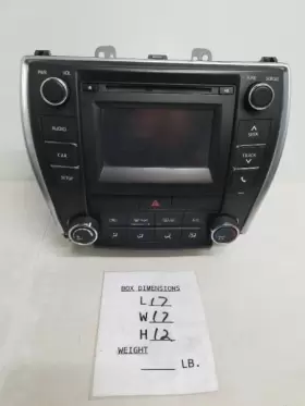 638-72852 Toyota Audio Equipment Radio Display And Receiver Fits 15 Camry