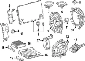 86280-60a00 Toyota Ampifiler Assy 2024 Lancdruise Audio System
