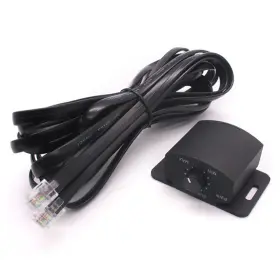 Unranded 629832210243 Car Amplifier Volume Remote Controller Speakers Computer Switch Converter Black