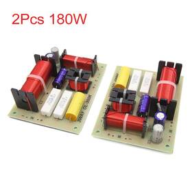Uxcell 605322311638 2pcs 180w 3 Way Audio Speaker Frequency Divider Aplifier Crossover Filters Board